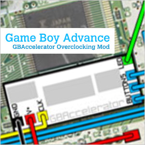 GBAccelerator Overclocking Mod (GameBoy Advance)
